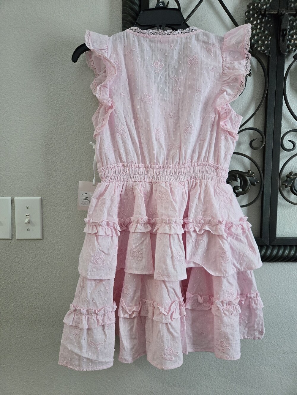 NWT Love Shack Fancy X Target Ruffle Tiered Bow Dress - Picture 7 of 7